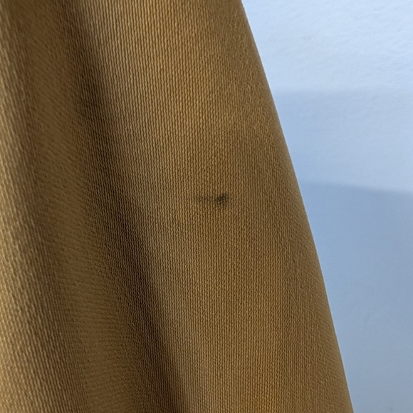 Vintage 1940s Swing Coat Goldenrod Open Front Side pocket Shoulder pads Size M - Picture 4 of 6